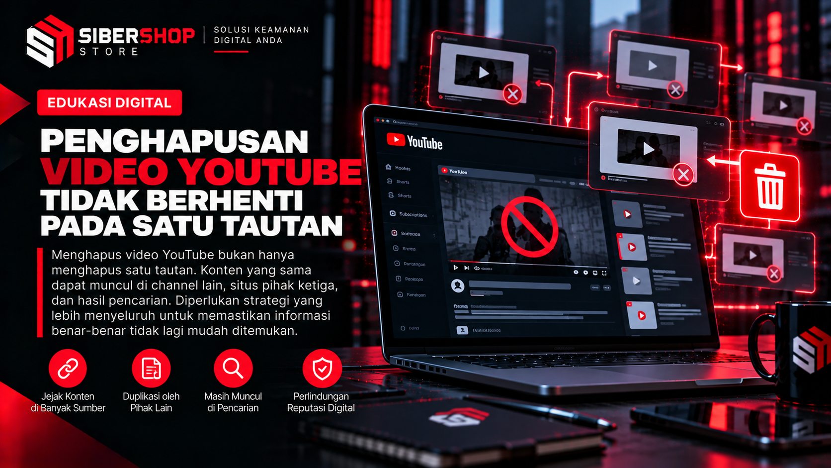 The Removal of YouTube Videos Doesn't Stop at a Single Link