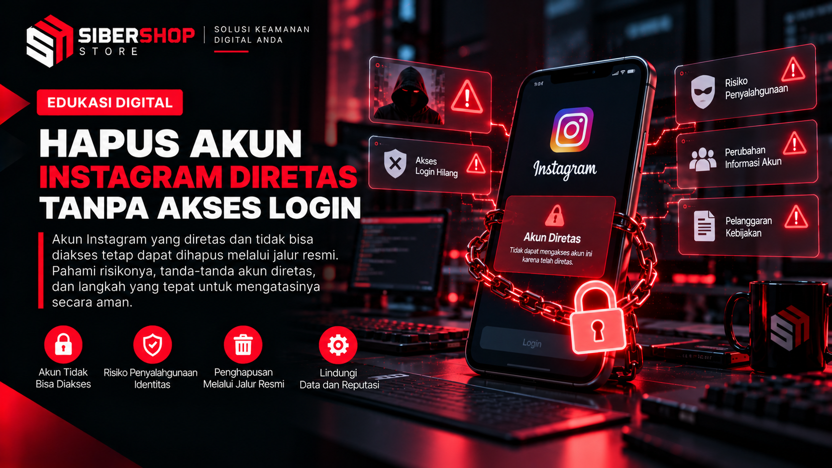 Delete a Hacked Instagram Account Without Login Access