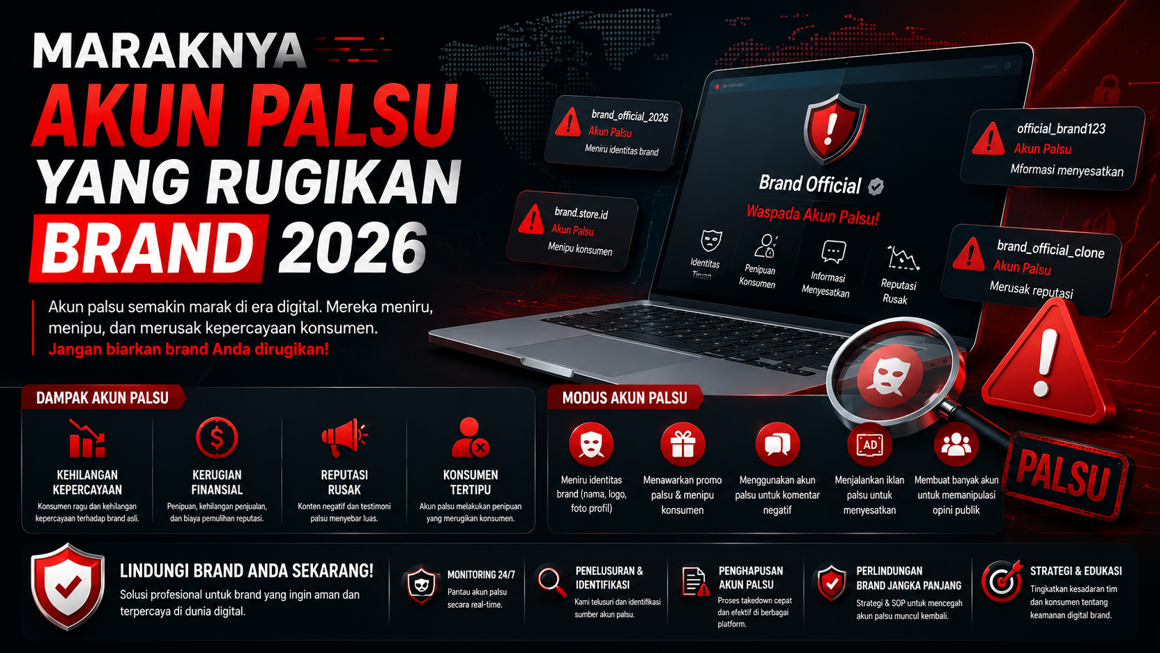 Maraknya Akun Palsu yang Rugikan Brand 2026