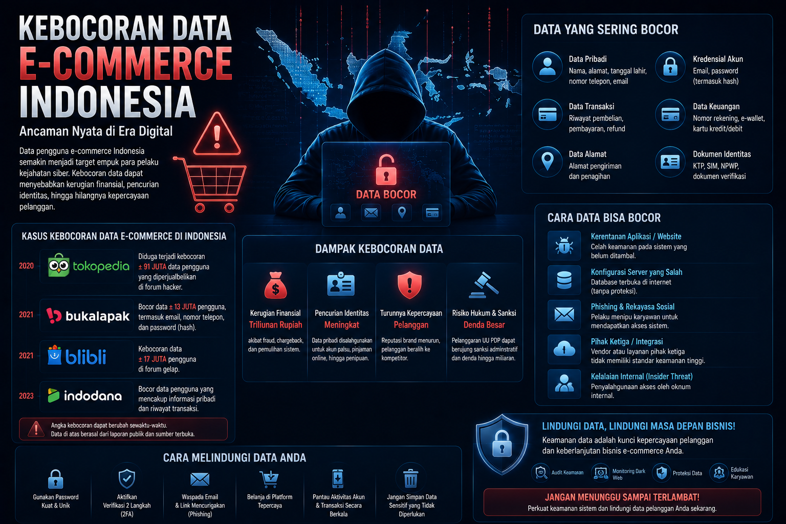 Kebocoran Data E-Commerce Indonesia