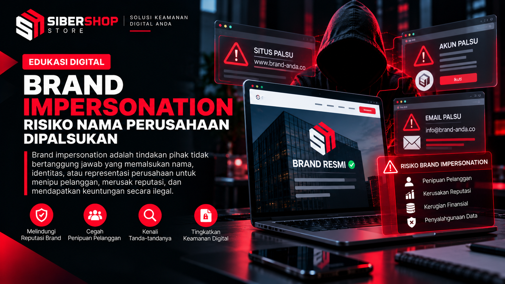 Brand Impersonation Risiko Nama Perusahaan Dipalsukan