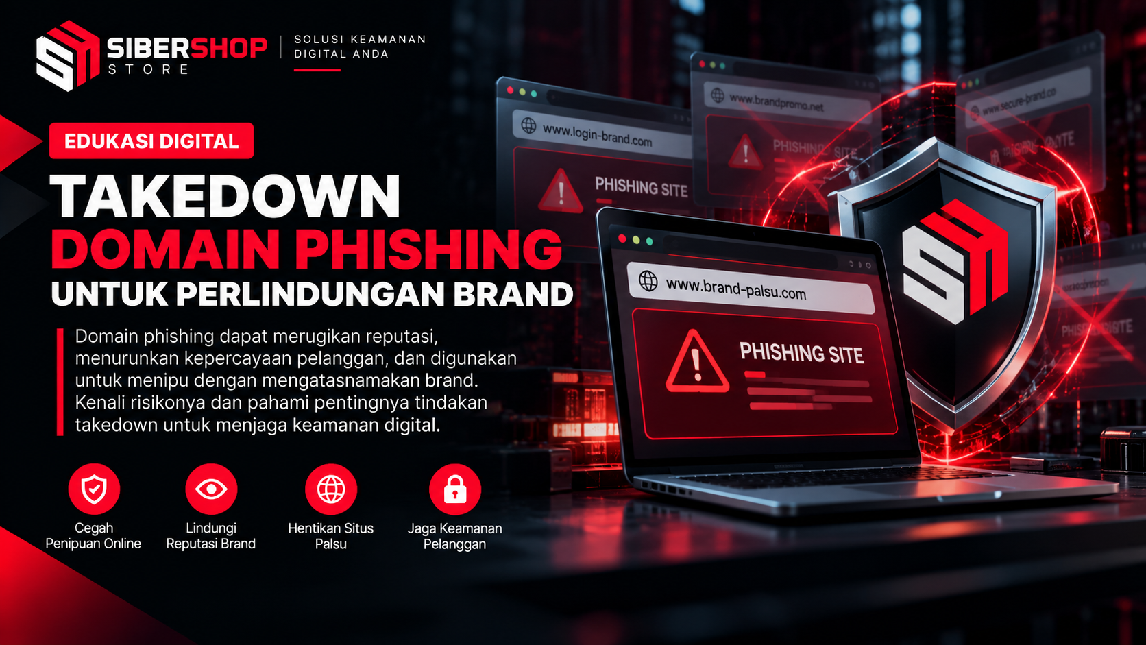 Phishing Domain Takedowns for Brand Protection