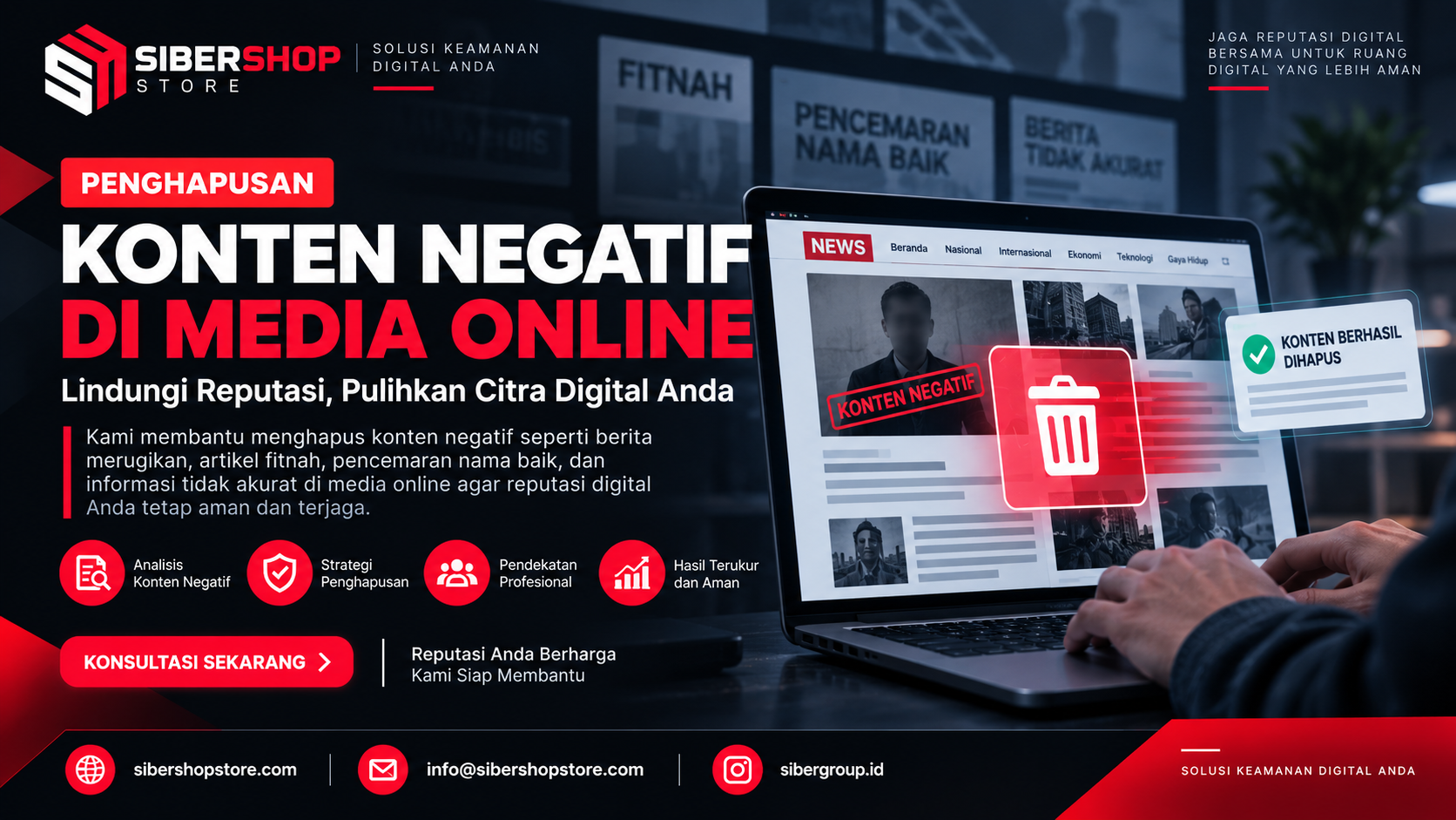Removal of Negative Content from Online Media